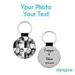 personalised custom make your own keyring leather